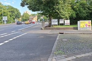 Zufahrt von Bürgerstraße
